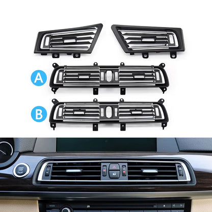 Car Front Console Central Left Right Air Conditioner AC Vent Grille Outlet Cover Panel For BMW 7 Series F01 F02 2009-2016