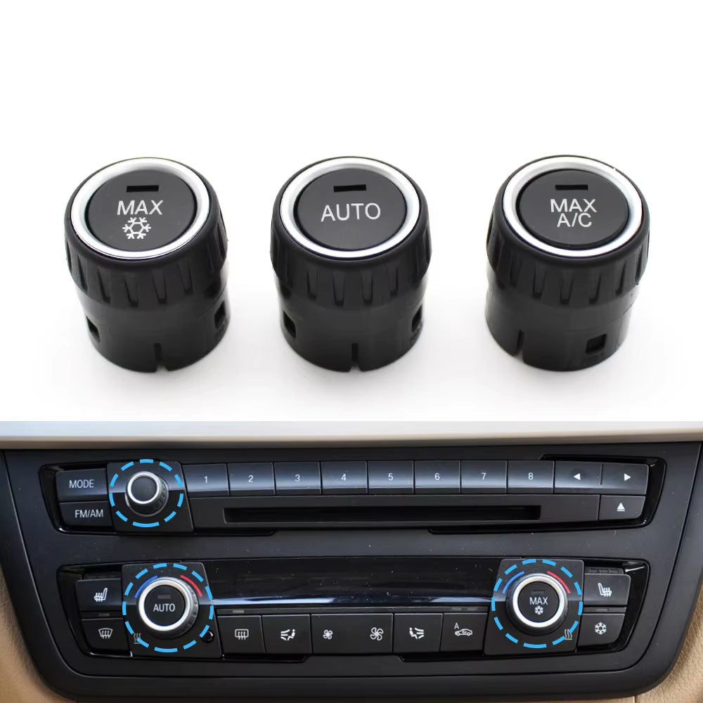 AC Heater Climate Control Switch Button Radio Volume Knob Cover For BMW 1 2 3 4 M4 Series F20 F21 F22 F87 F30 F31 F34 F32 F36