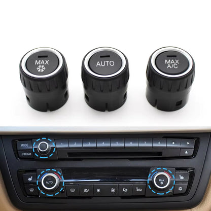 AC Heater Climate Control Switch Button Radio Volume Knob Cover For BMW 1 2 3 4 M4 Series F20 F21 F22 F87 F30 F31 F34 F32 F36