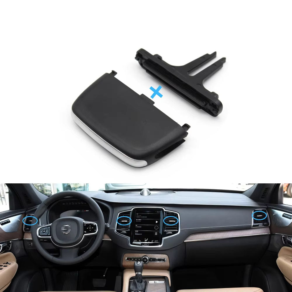 Car Front Rear Air Conditioning AC Vent Grille Outlet Slider Tab Clip Repair Kit For Volvo XC90 2016-2024