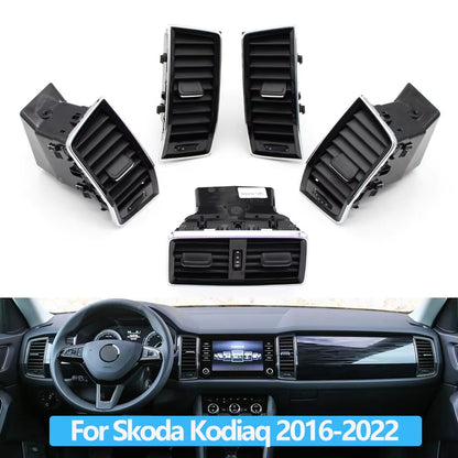 Car Front Rear Dashboard Air Conditioning AC Vent Grille Assembly For Skoda Kodiaq 2016-2022 56G819701,56G819702,56G820951