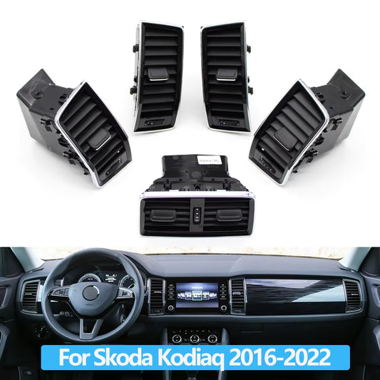 Car Front Rear Dashboard Air Conditioning AC Vent Grille Assembly For Skoda Kodiaq 2016-2022 56G819701,56G819702,56G820951