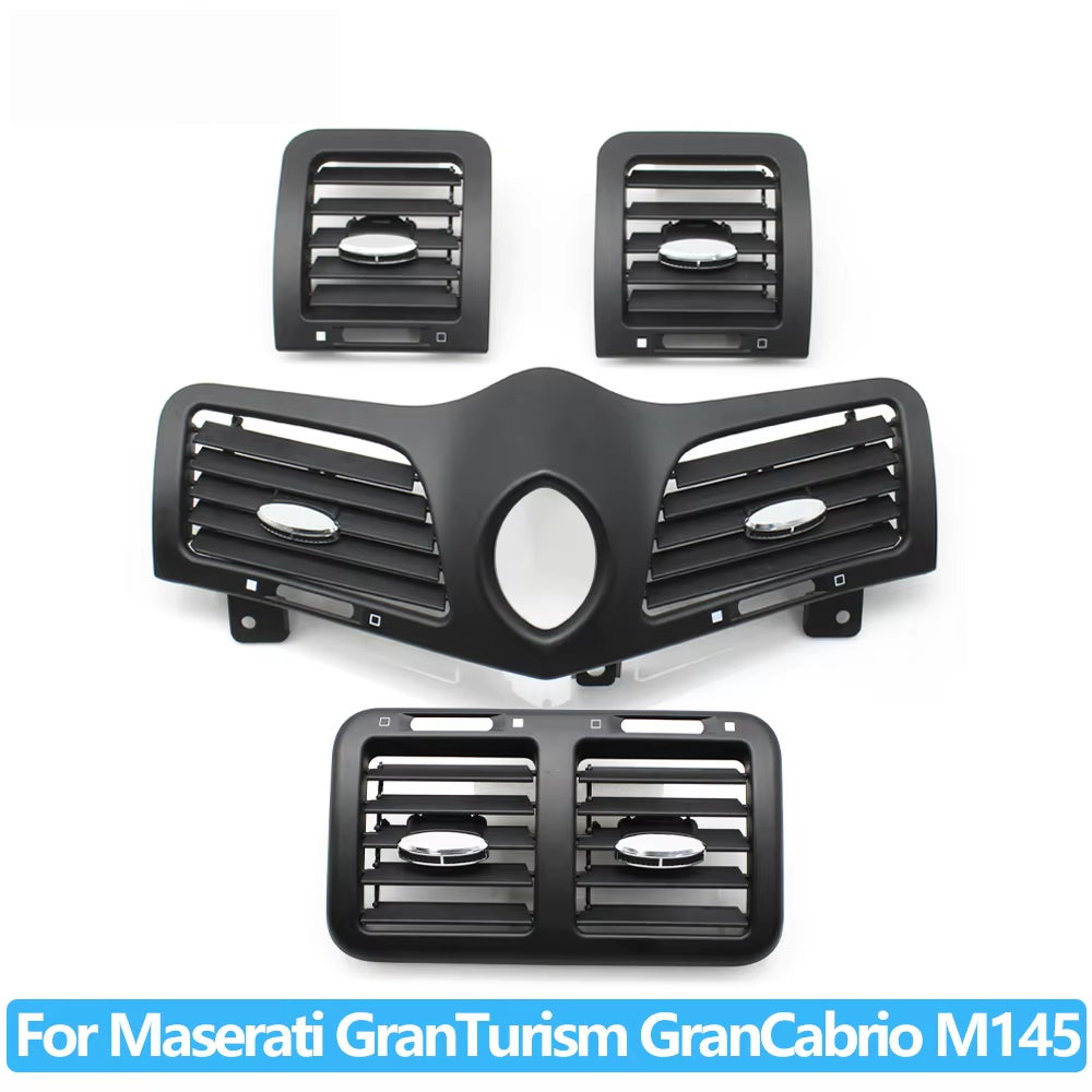 Car Front Rear Central Dashboard Left Right Middle AC Vent Air Vent Panel Cover For Maserati GranTurism GranCabrio GT GC M145