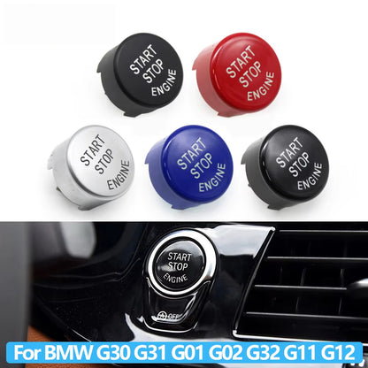Car Engine Start Stop Push Button Switch Cover For BMW 1 5 6 7 X3 X4 Series GT F52 G30 G31 G01 G02 G32 G11 G12 F97 F98