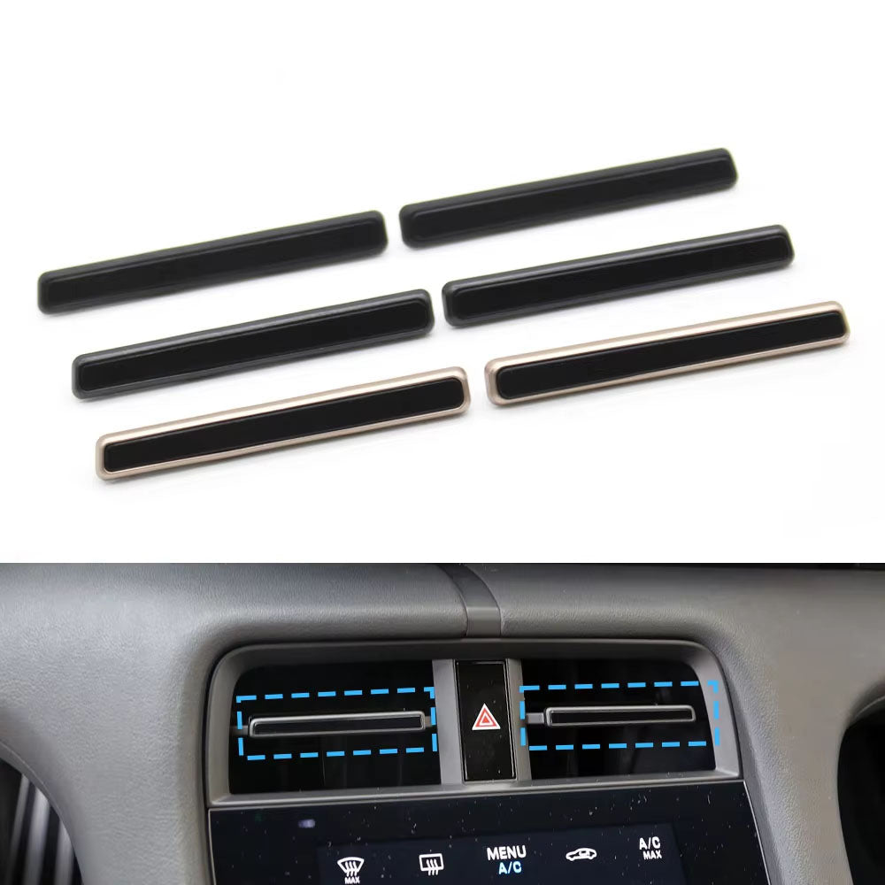Car Front Air Conditioning Left Right Middle AC Vent Grille Center Air Vent Trim Strip For Porsche Taycan 9J1 2019 2020-2025