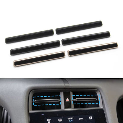 Car Front Air Conditioning Left Right Middle AC Vent Grille Center Air Vent Trim Strip For Porsche Taycan 9J1 2019 2020-2025