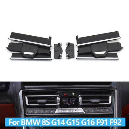 Car Middle Left Right Air Vent Outlet Grille Slide Clip Repair Kit For BMW 8 Series M8 G14 G15 G16 F91 F92 M850i M840i 2017-2022
