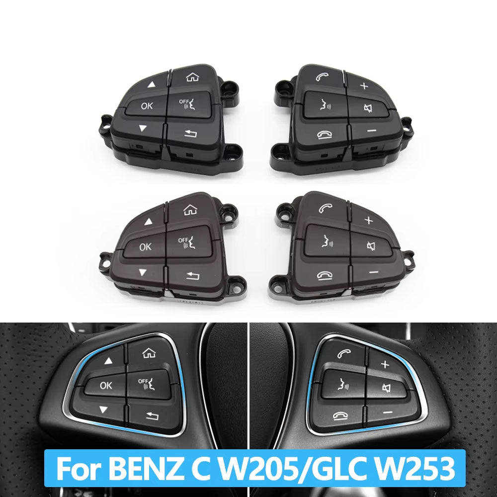 W205 W253 Car Multi-function Steering Wheel Control Switch Buttons For BENZ C GLC Class W205 W253 A0999050200 A0999050300