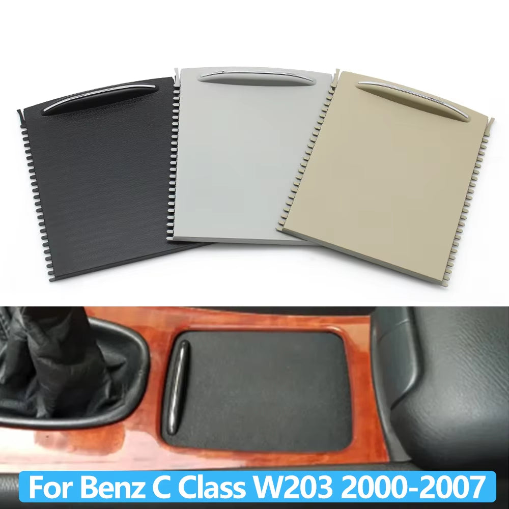 Car Center Console Sliding Shutter Cup Holder Water Cup Holder Panel Roller Cover For Mercedes Benz C Class W203 2000-2007