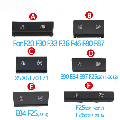 Dashboard Air Conditioner Fan Wind Volume Button Capes For BMW 1 2 3 4 X1 X3 X5 X6 Series F20 F30 F35 F80 F25 F26 E70 E84 E90