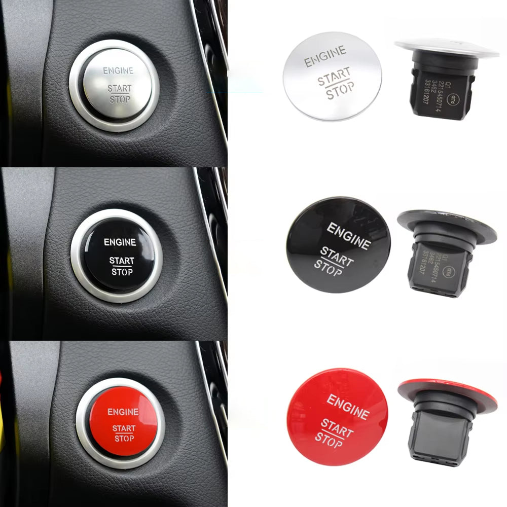 Car One-click Start Stop Button Engine Ignition Push Switch For Mecedes BENZ All Series W204 W205 W251 W221 W176 W166