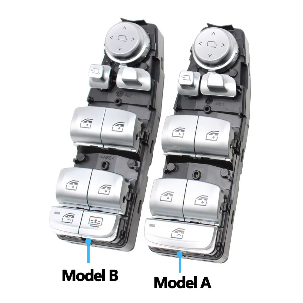 Silver Chrome Master Window Lifter Switch Control Button Regulator For BMW 3 5 7 X5 X6 F30 F35 F25 F26 F07 F10 F18 F01 F02