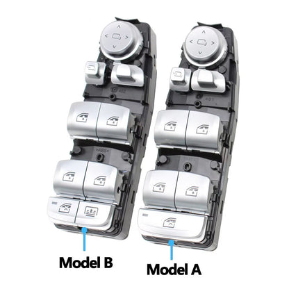 Silver Chrome Master Window Lifter Switch Control Button Regulator For BMW 3 5 7 X5 X6 F30 F35 F25 F26 F07 F10 F18 F01 F02