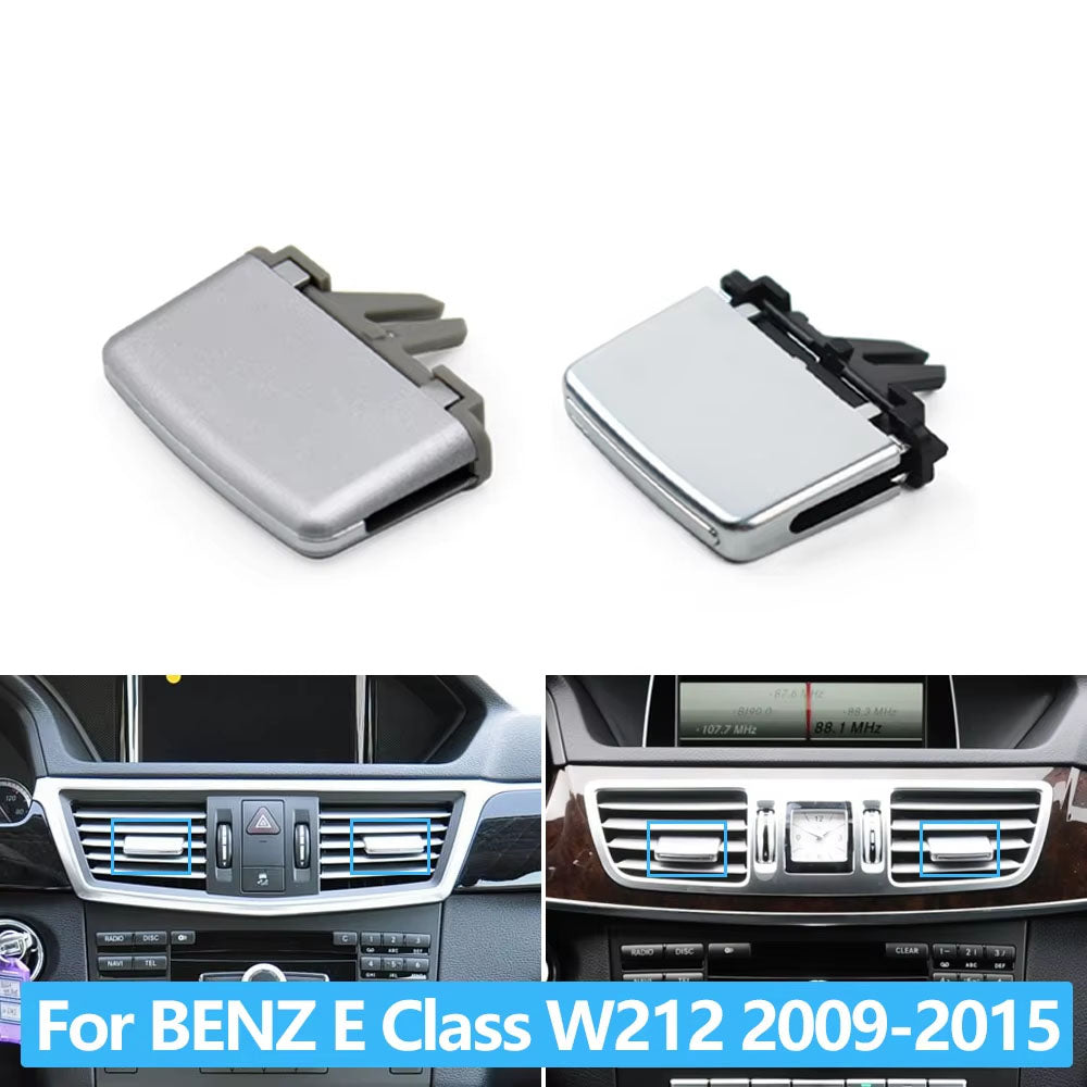 Car Front Air Conditioning AC Vent Air Vent Outlet Tab Clip Paddle For Mercedes BENZ W212 W207 Coupe E260 E350 E550
