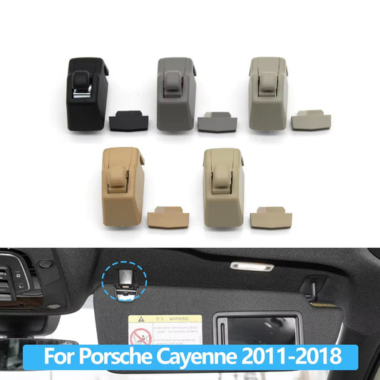 5 Colors Car Sun Visor Fixing Buckle Retainer Sun Visor Support Clip Hook Bracket For Porsche Cayenne 2011-2018
