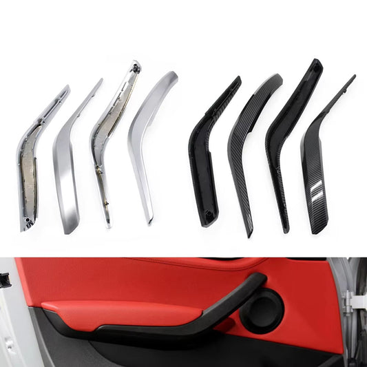 2PCS Set Car Left Right Interior Door Armrest Pull Handle Outer Cover Trim For BMW X1 E84 2010-2016