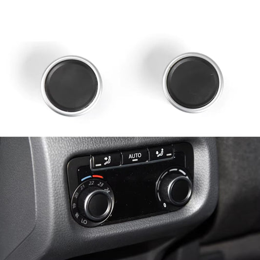 A/C Knob Button Rear Air Conditioning Panel Switch Car Rear Air Conditioning Control Panel Knob Cover 7N0907049C for VW Sharan