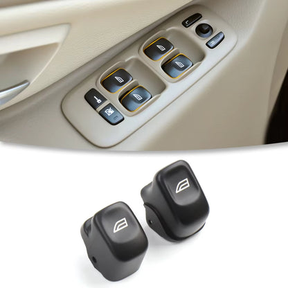 31295164 For Volvo V70 XC70 S80 S60 XC90 Black Regulator Button Cover Front Rear Window Glass Lifter Switch Button Cap