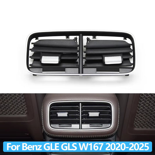 Car Rear Console Air Vent Outlet Grille AC Tab Clip Repair Kit Outer Frame For Benz GLS GLE W167 350 400 450 500 580 2020-2025
