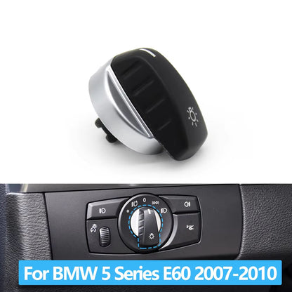 E60 Car Headlamp Head Light Rotary Switch Knob Button For BMW 5 Series 2007 2008 2009 2010