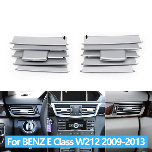 Car Front Dashboard Left Right Central Heater Air Vent Grille Repair Kit For Mercedes Benz Sedan W212 2009 2010 2011 2012 2013