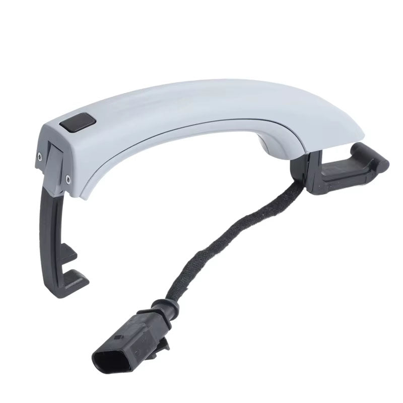 Exterior Door Handle 4L0837205A 4L0837205AGRU for Audi Q7 2007-2015, Keyless Entry, Primed, Front Rear Left Right