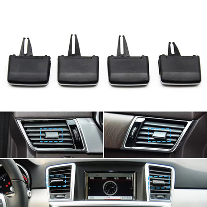 2/4PCS Car Front Rear AC Vent Outlet Grille Slide Clip Repair Kit For Mercedes Benz W166 W292 ML350 GL450 M ML GLE GLS