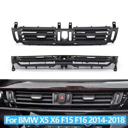 Car Center Dashboard Middle Air Conditioning Central AC Air Vent Outlet Panel Cover For BMW X5 X6 M F15 F16 F85 F86 64229253115