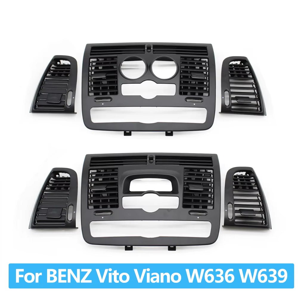 Car AC Vent Grille Left Right Central Air Vent Outlet Cover Panel For Mercedes Benz Vito Viano W636 W639 2004-2015