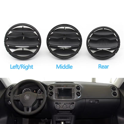 1/2PCS Car Front Rear Air Conditioning AC Vent Grille Air Vent Cover For VW Volkswagen Tiguan 2010 2011 2012 2013 2014-2017