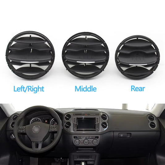 1/2PCS Car Front Rear Air Conditioning AC Vent Grille Air Vent Cover For VW Volkswagen Tiguan 2010 2011 2012 2013 2014-2017
