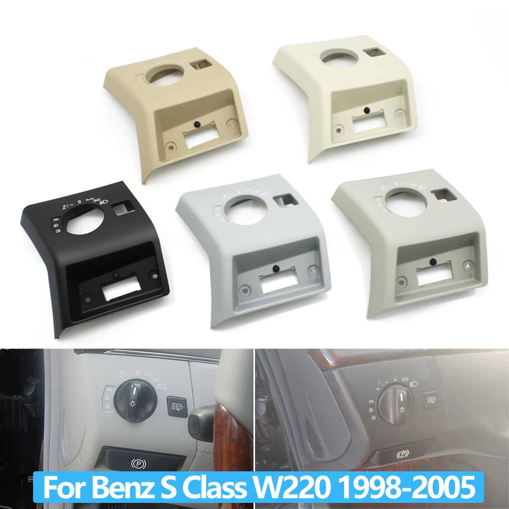LHD Car Front Dash Headlight Switch Control Cover Trim For Mercedes Benz S Class W220 S430 S350 S280 S500 S55 S600 S65 1998-2005