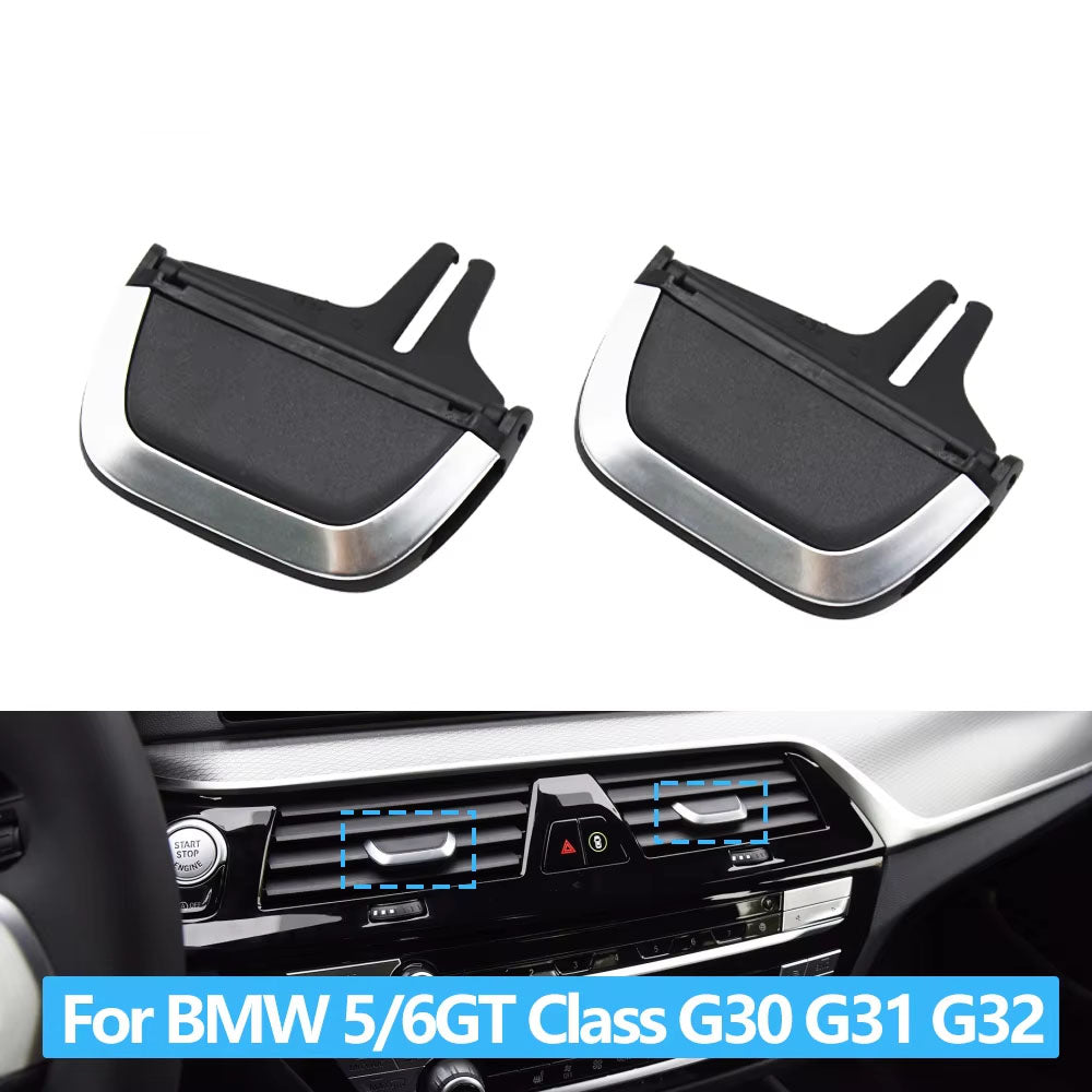 Car Front Rear AC Vent toggle Grille Clip Slider Replace For BMW 5 6GT Series G30 G31 G38 G32 520d 525i 530i 540i 540d 2017-2021