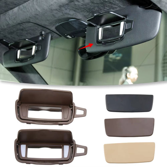 981731031200J8 981731031280E6 98173103128A12 Makeup Mirror W/&W/O Light Cover For Porsche 718 981 982 911 991 992