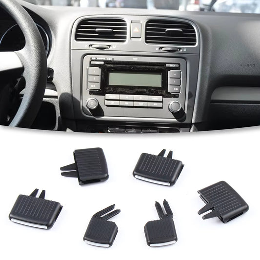 AC Air Vent Tab Clip Repair Kit For VW Golf 6 MK6 2009-2014 Front Rear Center Left Right Middle 5KD819703 5KD819728 5KD819704