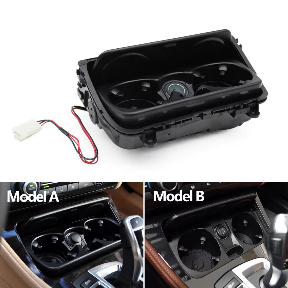 LHD RHD Car Front Center Console Drink Water Cup Holder Assembly For BMW 5 Series F10 F11 F10LCI F11LCI 520 523 525 528 530 535