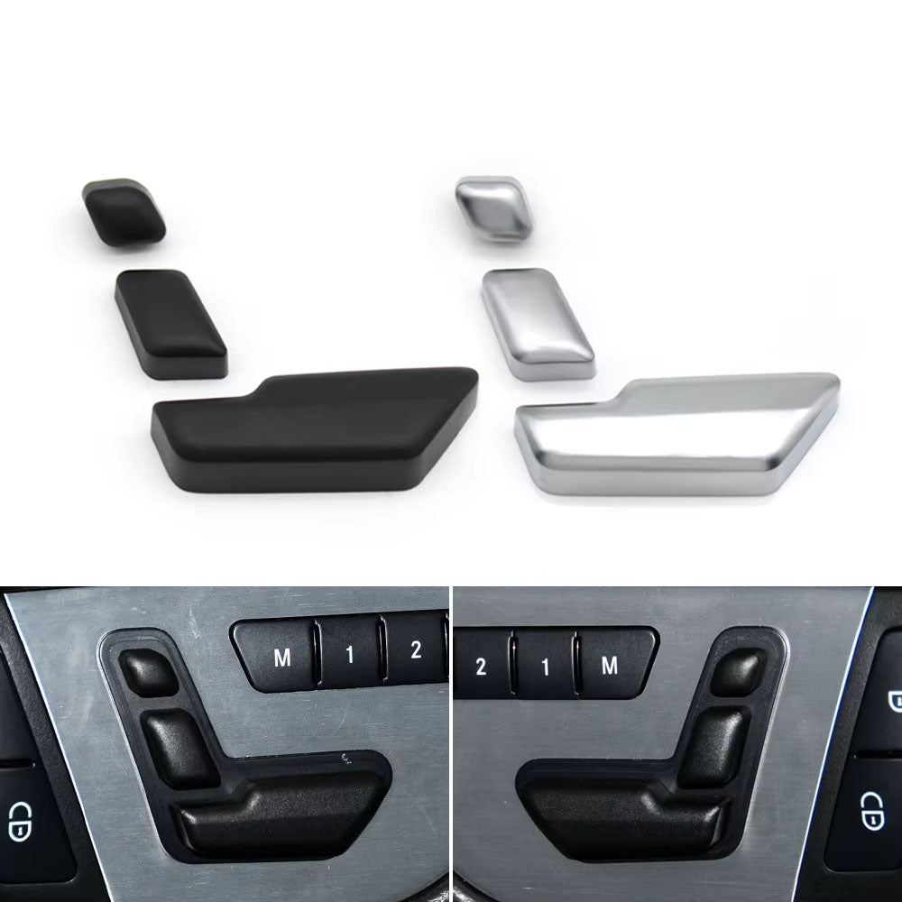 Car Left Right Seat Headrest Adjust Control Button Switch Cover For Mercedes BENZ W204 C204 X204 GLK204 W212 W207 W166