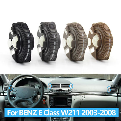 2/4PCS Set Car Front Rear Air Conditioning Control Roller AC Vent Rolling Wheel For Mercedes Benz E Class W211 E200 E300