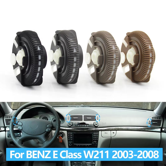 2/4PCS Set Car Front Rear Air Conditioning Control Roller AC Vent Rolling Wheel For Mercedes Benz E Class W211 E200 E300