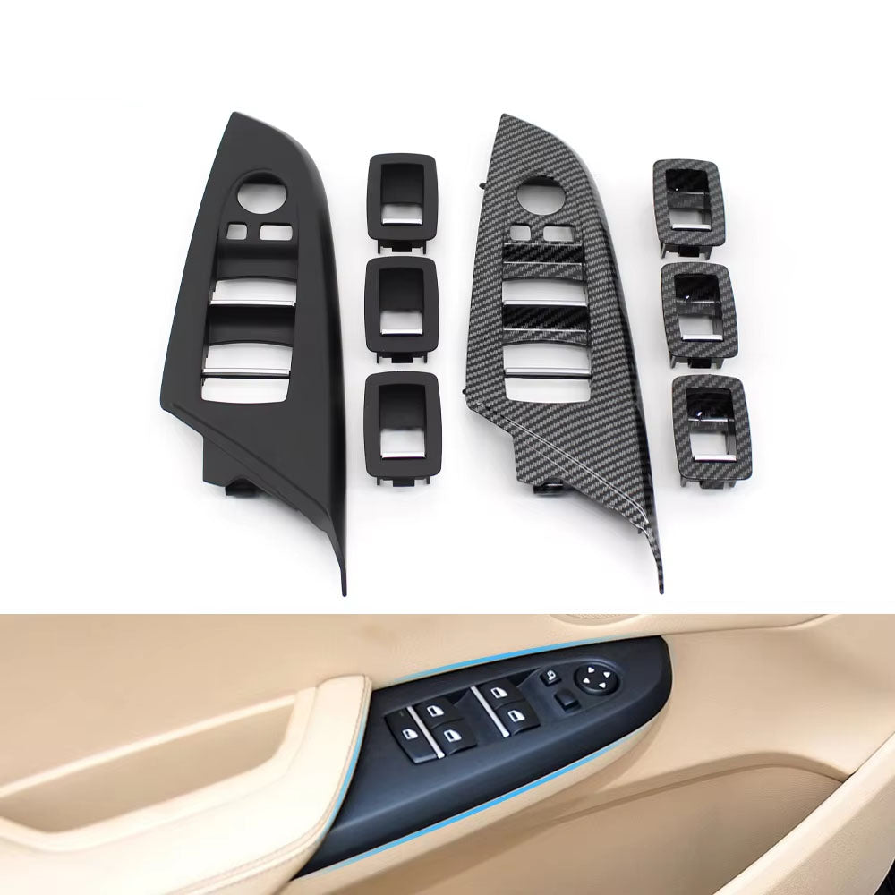 LHD RHD Car Front Rear Door Window Lift Switch Cover Trim Outer Frame Replacement For BMW X3 F25 2011-2017