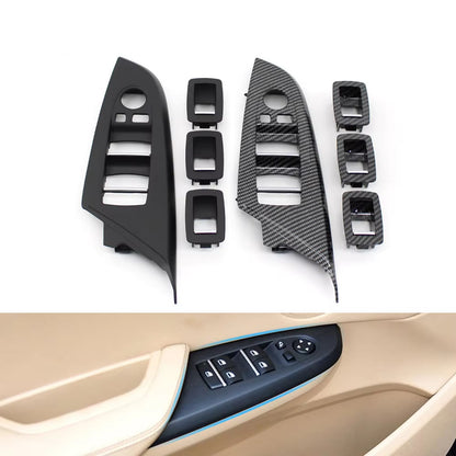 LHD RHD Car Front Rear Door Window Lift Switch Cover Trim Outer Frame Replacement For BMW X3 F25 2011-2017