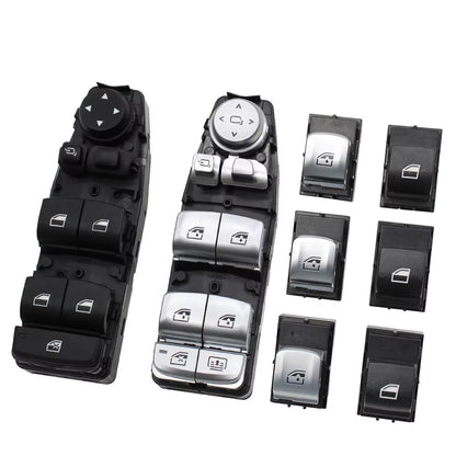Electrical Power Chrome Master Window Switch Control Button Regulator For BMW 3 5 7 X3 X4 F30 F35 F25 F26 F07 F10 F18 F01 F02