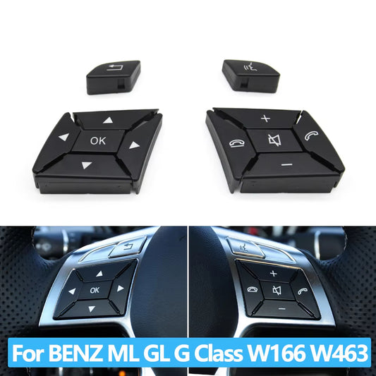 W166 W463 Car Left Right Multi Function Steering Wheel Control Buttons Switch For Mercedes BENZ ML GL G Class GL550 GL350 ML350