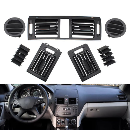 LHD RHD W204 Console Air Conditioner AC Vent Grille Panel For Mercedes Benz C Class C180 C200 220 230 260 C300 350 2007-2011
