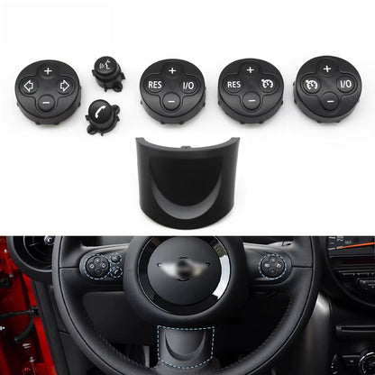 Car Steering Wheel Multifunction Cruise Control Switch Button Cover Trim For BMW Mini Cooper Paceman R55 R56 R57 R58 R59 R60 R61