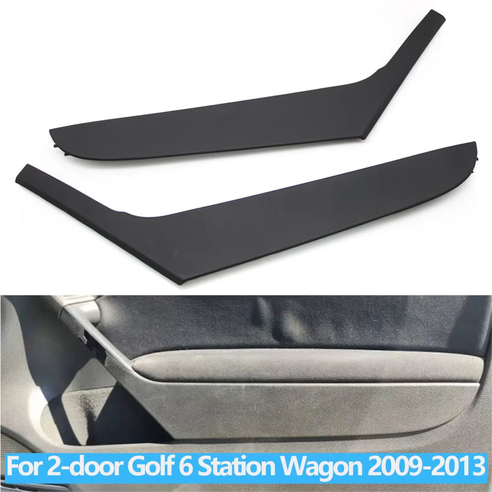 Car Interior Door Left Right Pull Handle Cover Trim For Volkswagen VW Golf 6 Two-Doors Station Wagon 2009-2013