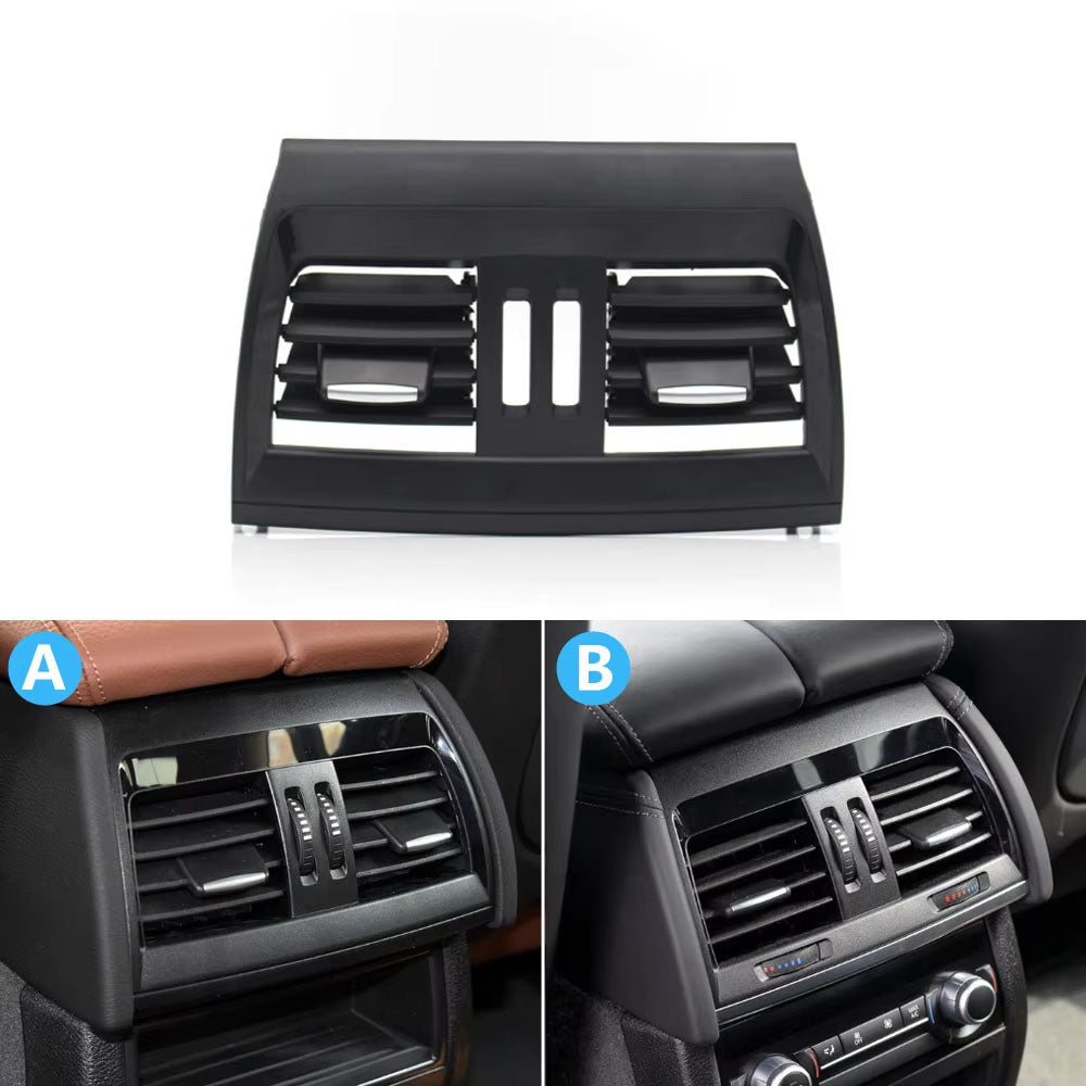 Car Rear Central Console Air Conditioning Ac Vent Outlet Grill Panel Cover For BMW X5 X6 F15 F16 F85 F86 64229252012 64229252013
