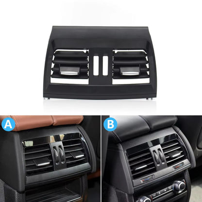 Car Rear Central Console Air Conditioning Ac Vent Outlet Grill Panel Cover For BMW X5 X6 F15 F16 F85 F86 64229252012 64229252013