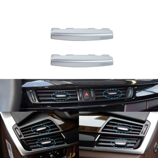 Car Front Air conditioning AC Vent Outlet Tab Clip Slider Toggle Piece For BMW X5 X6 F15 F16 X5M X6M 2014-2018