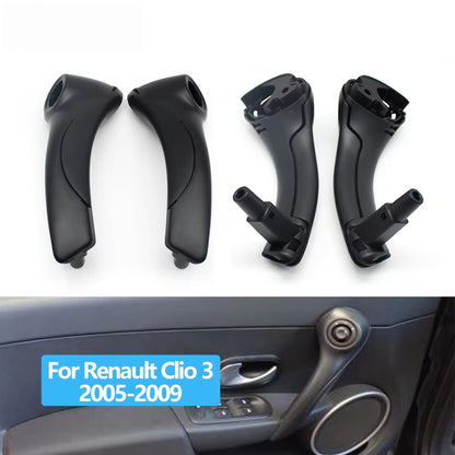 Car Interior Door Front Left Right Pull Grab Handle Control Switch Panel For Renault Clio 3 MK3 2005 2006 2007 2008 2009